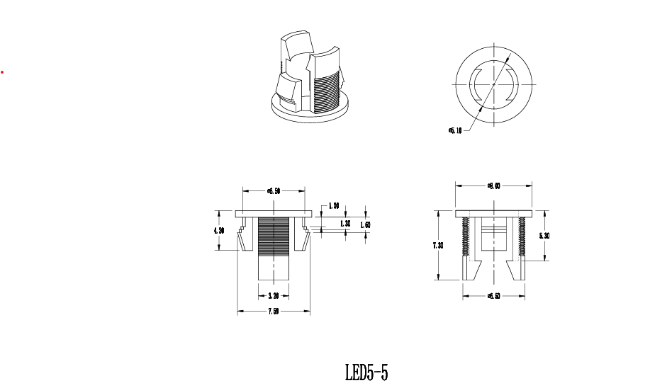 LED灯座 LED5-5